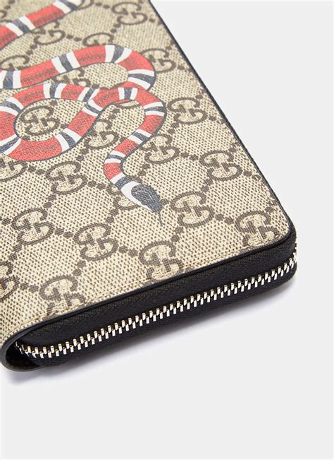 gucci snake print|gucci snake wallet inside.